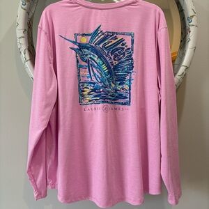 Lauren James Light Pink Long Sleeve Shirt